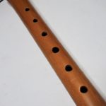 Tan-colored wood Native American Flute