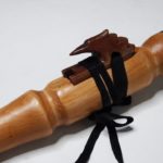 Tan-colored wood Native American Flute