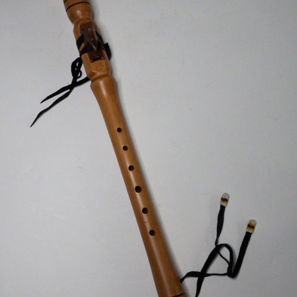 Tan-colored wood Native American Flute